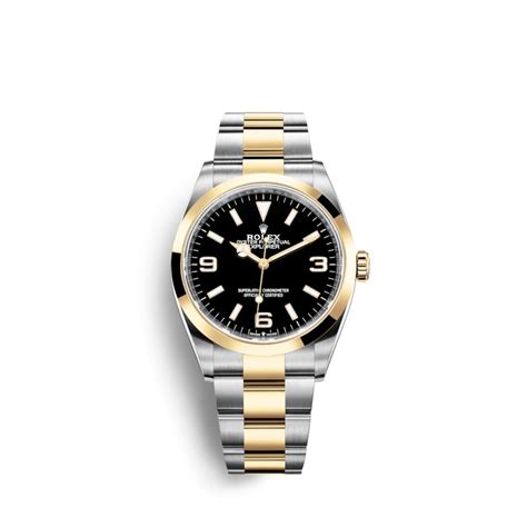 gold rolex explorer|rolex explorer 36 price.